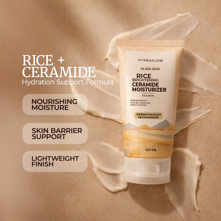 Rice Ceramide Moisturizer for Glowing Skin in Pakistan | Hydra Glow